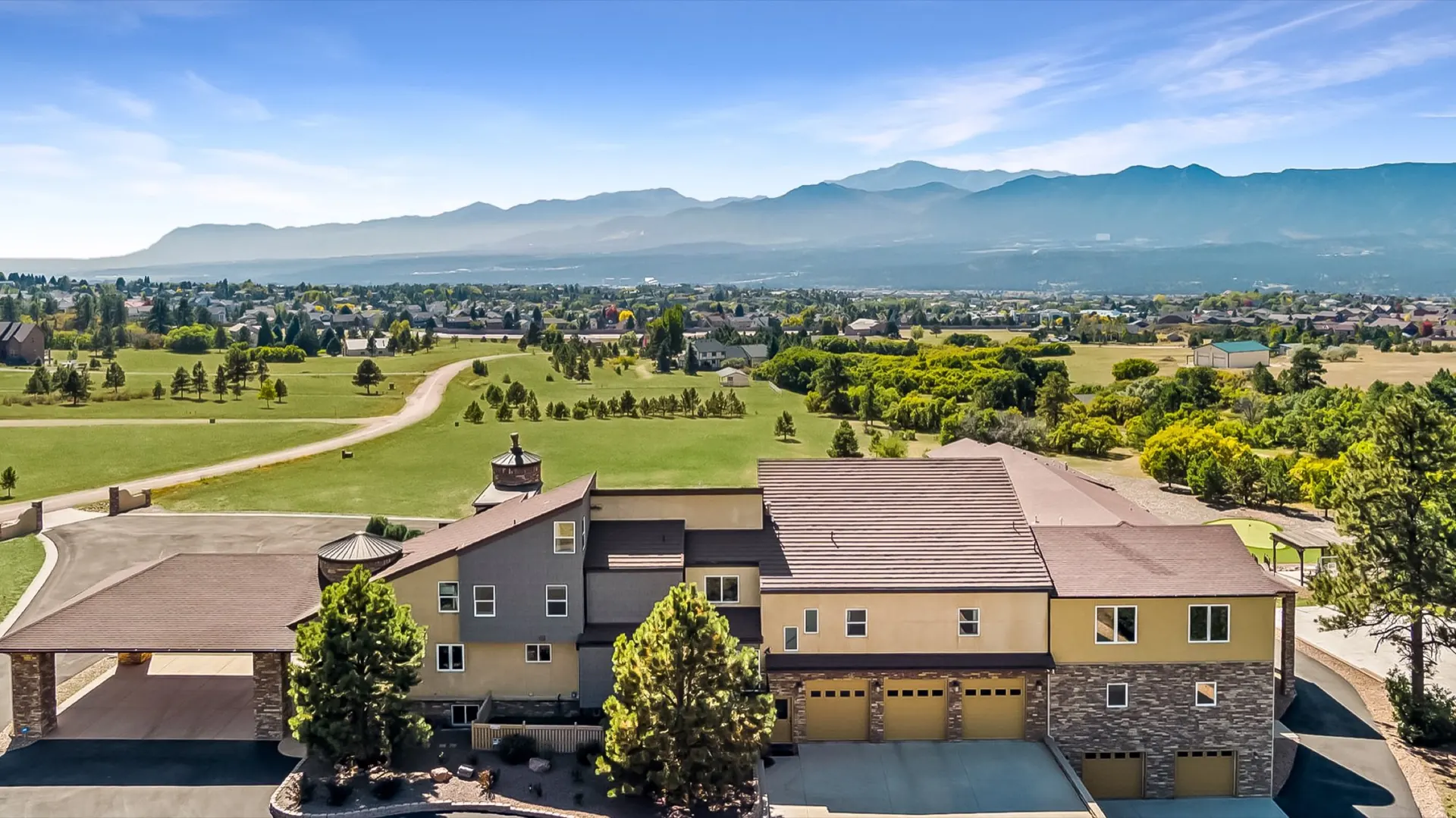 The Recovery Nexus estate beneath the Rocky Mountains