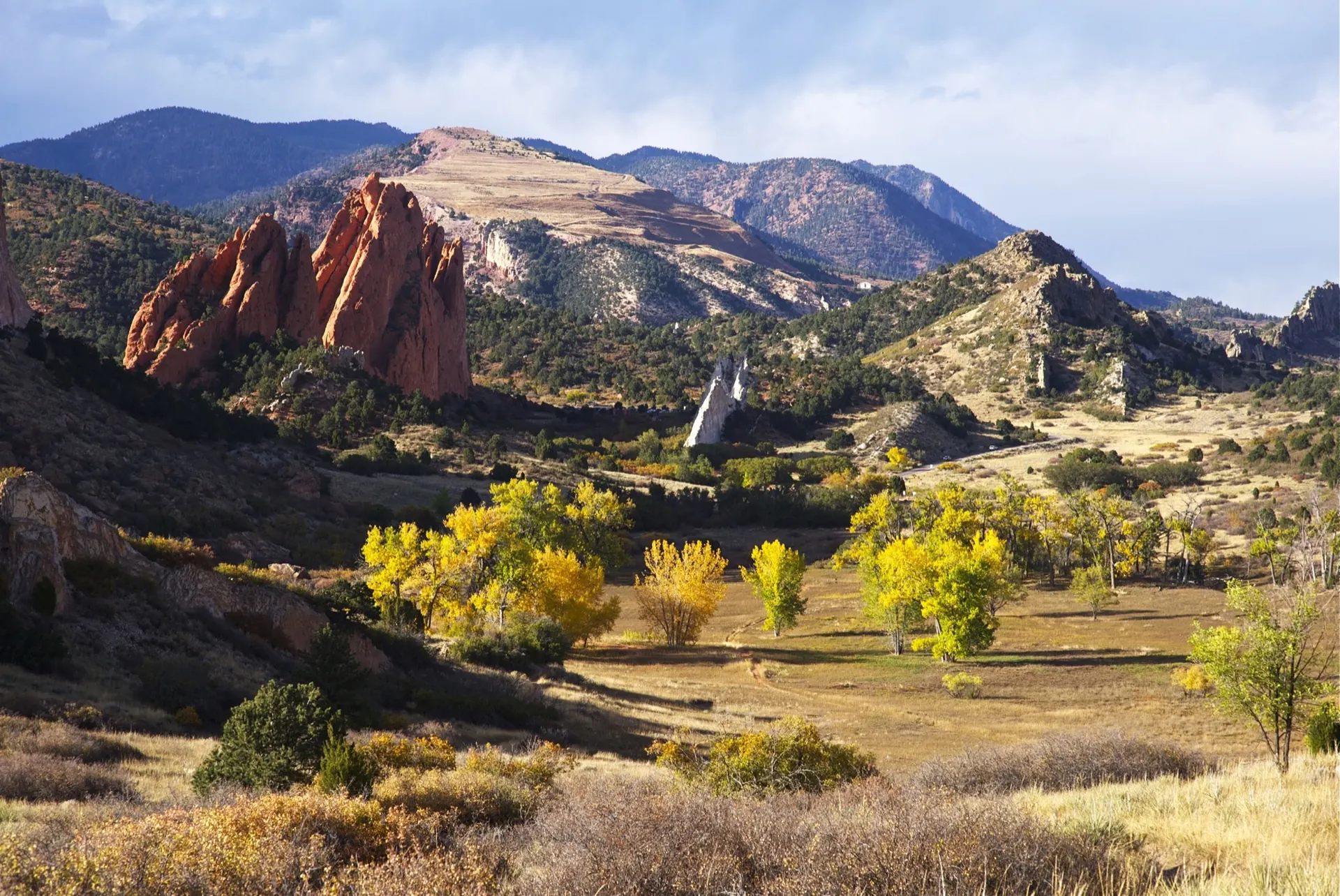 Garden of the Gods red rock formations near Colorado Springs